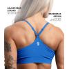 imageGymreapers Seamless Sports Bra for Women  Wireless Compression Padded Supportive Bras for Gym Yoga ampamp FitnessElectric Blue