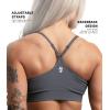 imageGymreapers Seamless Sports Bra for Women  Wireless Compression Padded Supportive Bras for Gym Yoga ampamp FitnessFlat Gray