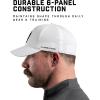 imageGymreapers Baseball Hats and Caps for Men Fitted Hats for Running Workout Gym amp Outdoor Sports Moisture Wicking Adapt CapWhite