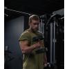 imageGymreapers Clip Tag Athletic Shirts for Men  Short Sleeve Workout Gym Shirts  Tagless Crew Neck TShirt amp Basic TeeOlive