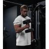 imageGymreapers Clip Tag Athletic Shirts for Men  Short Sleeve Workout Gym Shirts  Tagless Crew Neck TShirt amp Basic TeeWhite