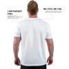 imageGymreapers Clip Tag Athletic Shirts for Men  Short Sleeve Workout Gym Shirts  Tagless Crew Neck TShirt amp Basic TeeWhite