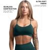 imageGymreapers Seamless Sports Bra for Women  Wireless Compression Padded Supportive Bras for Gym Yoga amp FitnessReef