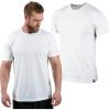 imageGymreapers Clip Tag Athletic Shirts for Men  Short Sleeve Workout Gym Shirts  Tagless Crew Neck TShirt amp Basic TeeWhite
