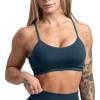 imageGymreapers Seamless Sports Bra for Women  Wireless Compression Padded Supportive Bras for Gym Yoga amp FitnessAtlantis