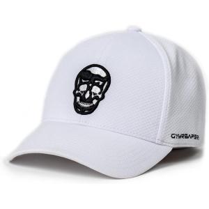 imageGymreapers Baseball Hats and Caps for Men Fitted Hats for Running Workout Gym amp Outdoor Sports Moisture Wicking Adapt CapWhite