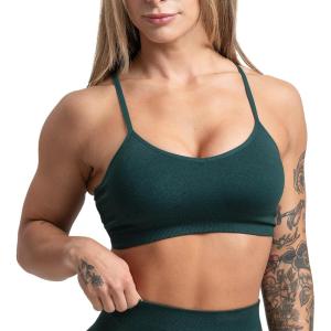 imageGymreapers Seamless Sports Bra for Women  Wireless Compression Padded Supportive Bras for Gym Yoga amp FitnessReef
