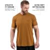 imageGymreapers American Reaper Moisture Wicking TShirts for Men  Workout Gym Shirts  Running Athletic Tees amp Dry Fit TshirtCoyote Brown