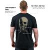 imageGymreapers Skull Moisture Wicking TShirts for Men  Short Sleeve Workout Gym Shirts  Running Athletic Tees amp Dry Fit TshirtRevelation