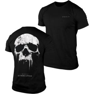 imageGymreapers Skull Moisture Wicking TShirts for Men  Short Sleeve Workout Gym Shirts  Running Athletic Tees amp Dry Fit TshirtDread Mmxiv