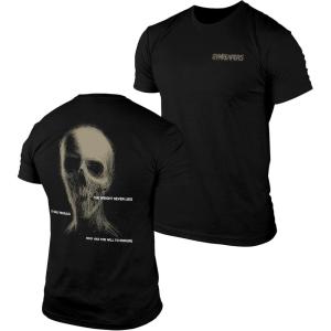 imageGymreapers Skull Moisture Wicking TShirts for Men  Short Sleeve Workout Gym Shirts  Running Athletic Tees amp Dry Fit TshirtRevelation